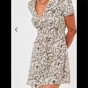 Half button tea dress